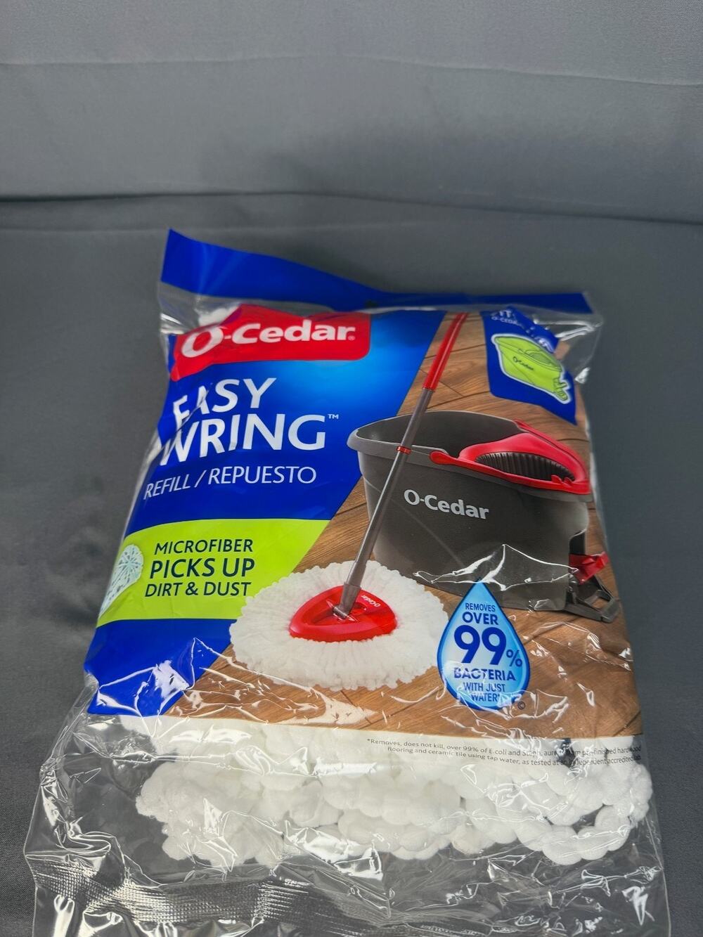 O-Cedar Easywring Spin Mop Microfiber Refill NIP